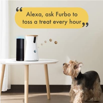 Furbo Dog Camera Treat Tossing Full HD Wifi Pet Camera and 2-Way Audio