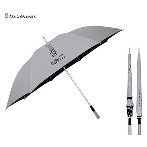 Luxury Roberta di Camerino 75cm Silver Trophy Ultralight Umbrella Made In Korea