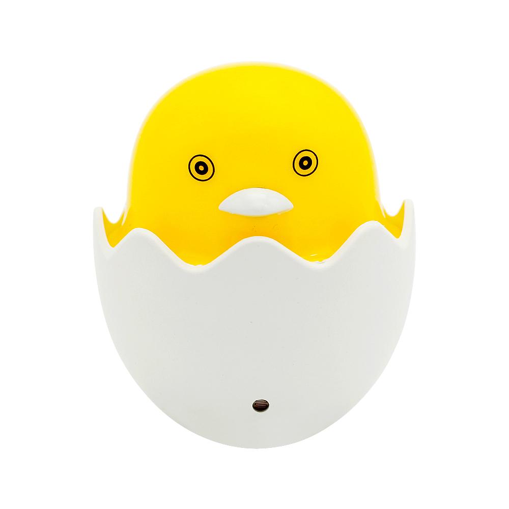 Cute Yellow Duck LED Night Light With EU Plug AC 220V for Home Bedroom Lamp Gift for Children