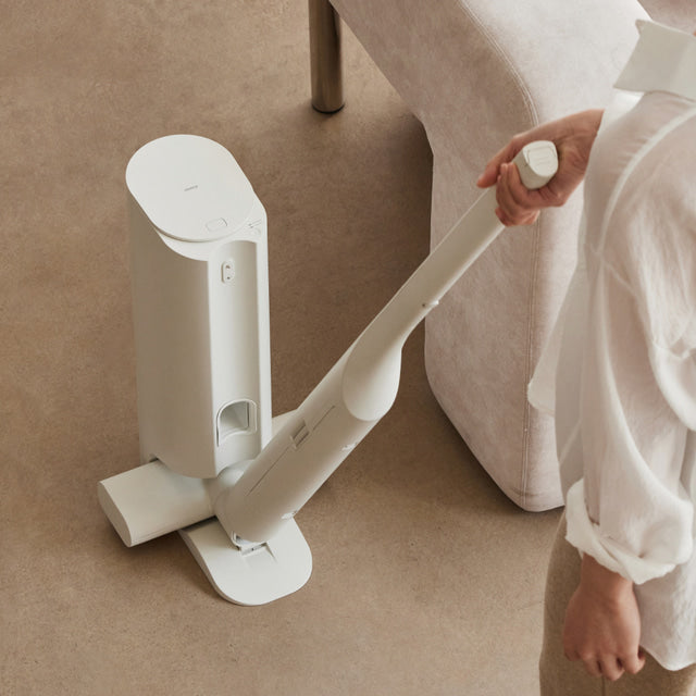 Minix The Slim Station Cordless Vacuum Cleaner - Ultra-Lightweight Handheld & Stick Vacuum with Auto-Empty Dust Base, Brushless Motor & Multi-Surface Attachments