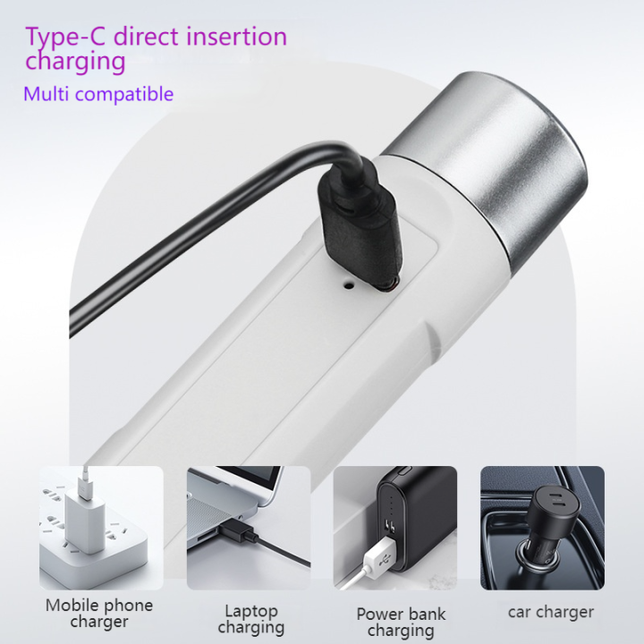 USB rechargeable UV cash checker device for shops and cashiers