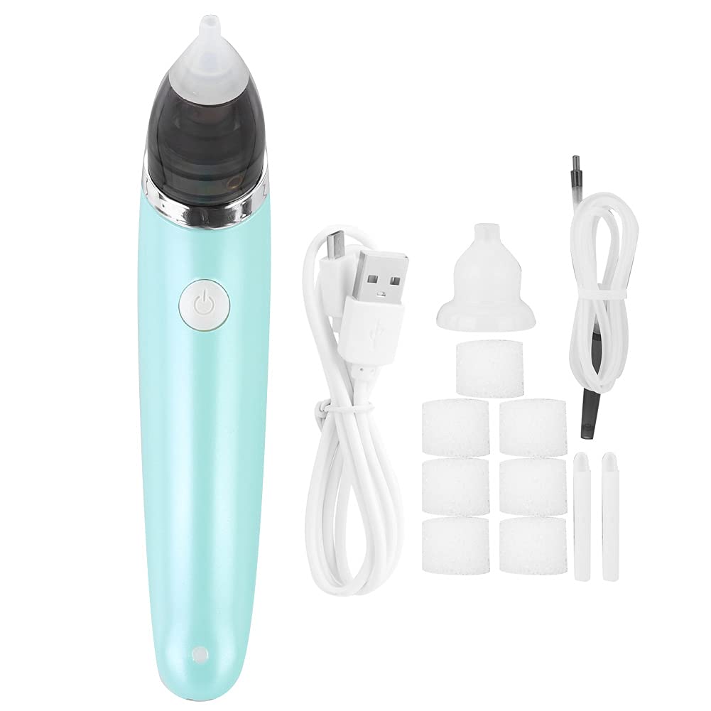 HEEPDD Earwax Vacuum Removal, Strong Suction Vacuum Ear Wax Sucker Electric Ear Nose Cleaner Nasal Aspirator for Kids Adult