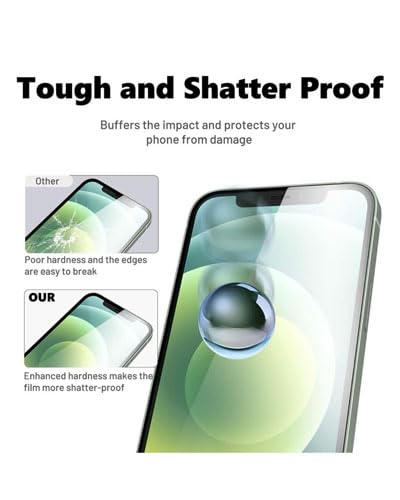 Slim Armor 9D Pro+ Full Tempered Glass for iPhone 12, iPhone 12 pro (6.1 Inch)