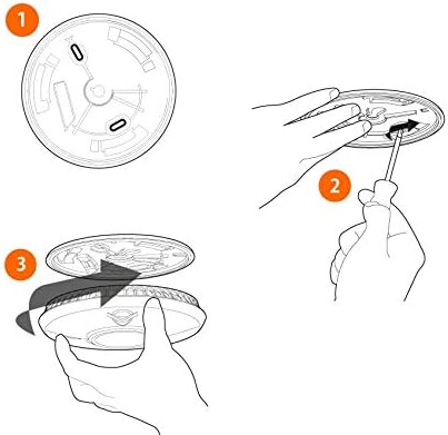 FireAngel Toast Proof SB1-R Optical Smoke Alarm with 1-year battery