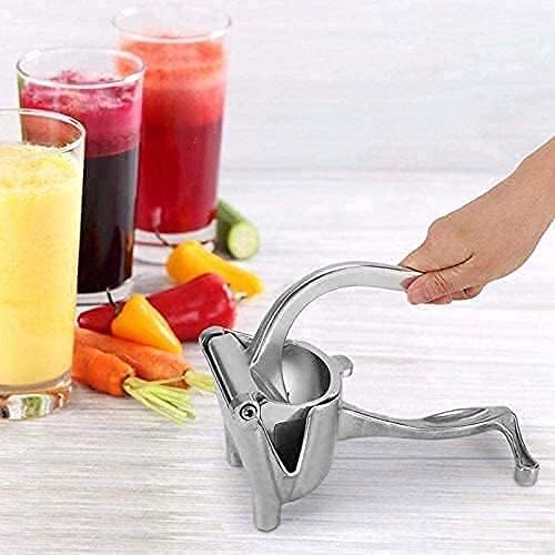 Aluminum Hand Press Juicer Manual Citrus & Fruit Juicer for Kitchen Use Sturdy Metal Juicer for Home, Kitchen & Bar Easy-to Use Manual Machine