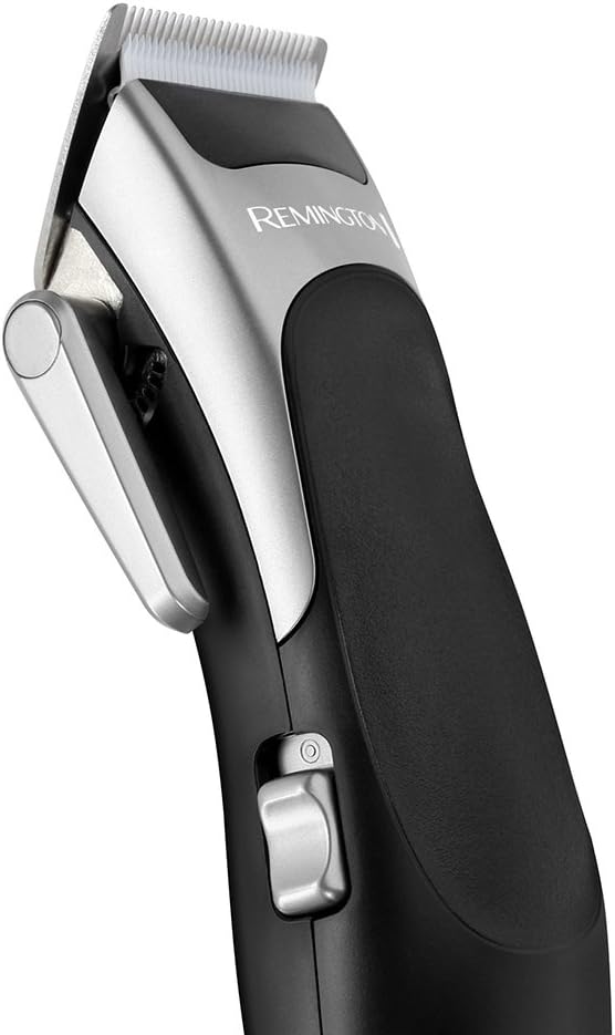 Remington Stylist Hair Clippers Kit with Self-Sharpening Ceramic Blades (Cordless, 40-Minute Usage, 25 Piece Kit inc. Hair Clippers & Detail Trimmer, 8 Comb Lengths (3–25 mm), Storage Case) HC366