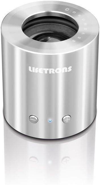 Lifetrons DrumBass IIIe Mini Bluetooth Speaker (FG-8011N-SIL) with Wireless Metallic Body Designed for iPod®, iPhone®, iPad®, MP3 Players, Tablets, Samsung Galaxy S6®, Samsung Galaxy Edge®, and Laptops