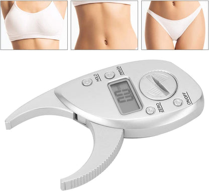 Body Fat Caliper Electronic Fat Caliper, Body Fat Measurement Device Bmi Calculator Fat Measure Device Digital Display High Accuracy Battery Powered Body Fat Measurement Caliper (no Batteries)