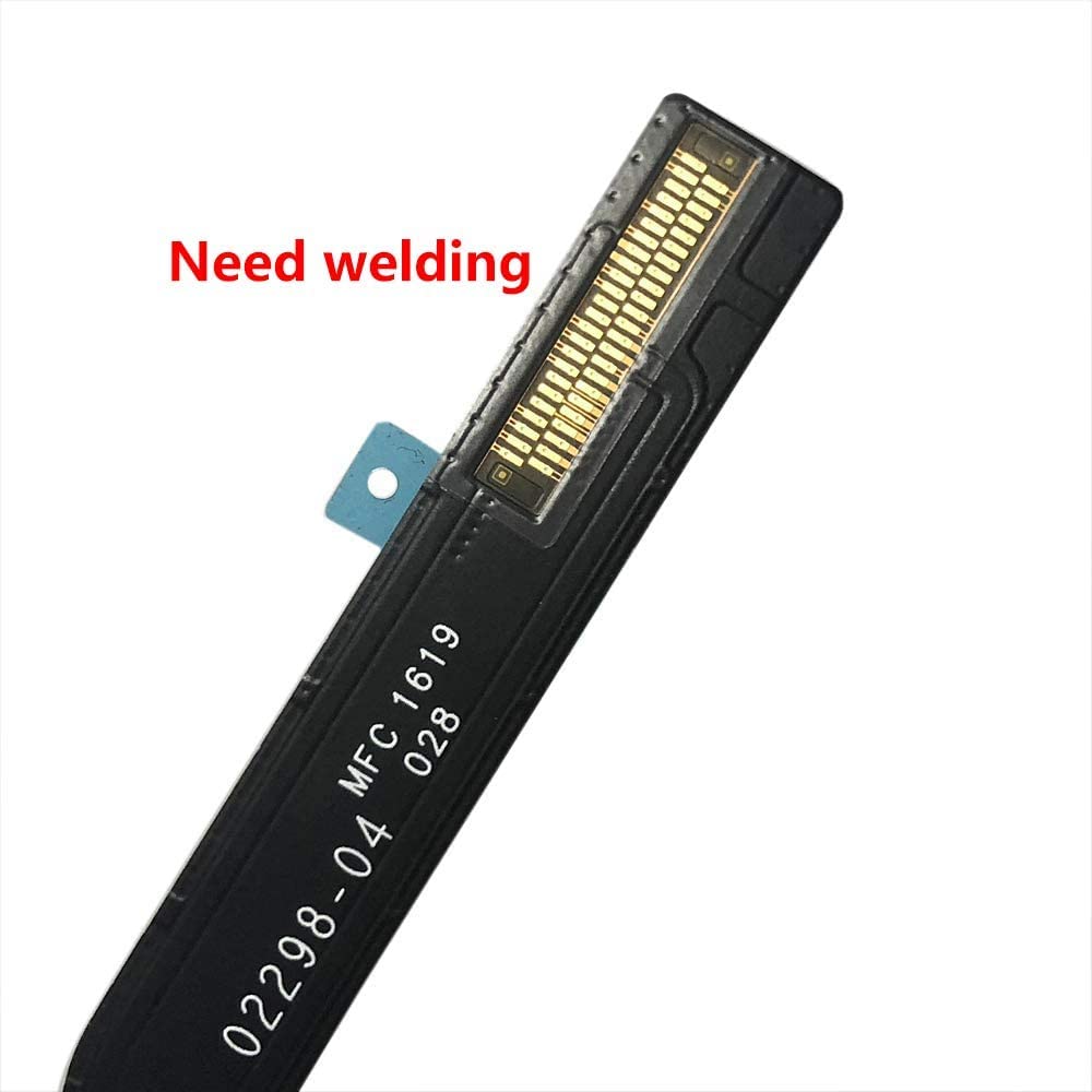 Dock Connector Replacement Compatible with iPad 9 9th Gen 2021 10.2" A2602 A2603 A2604 A2605 (Black) Charging Port Replacement Assembly Flex Cable