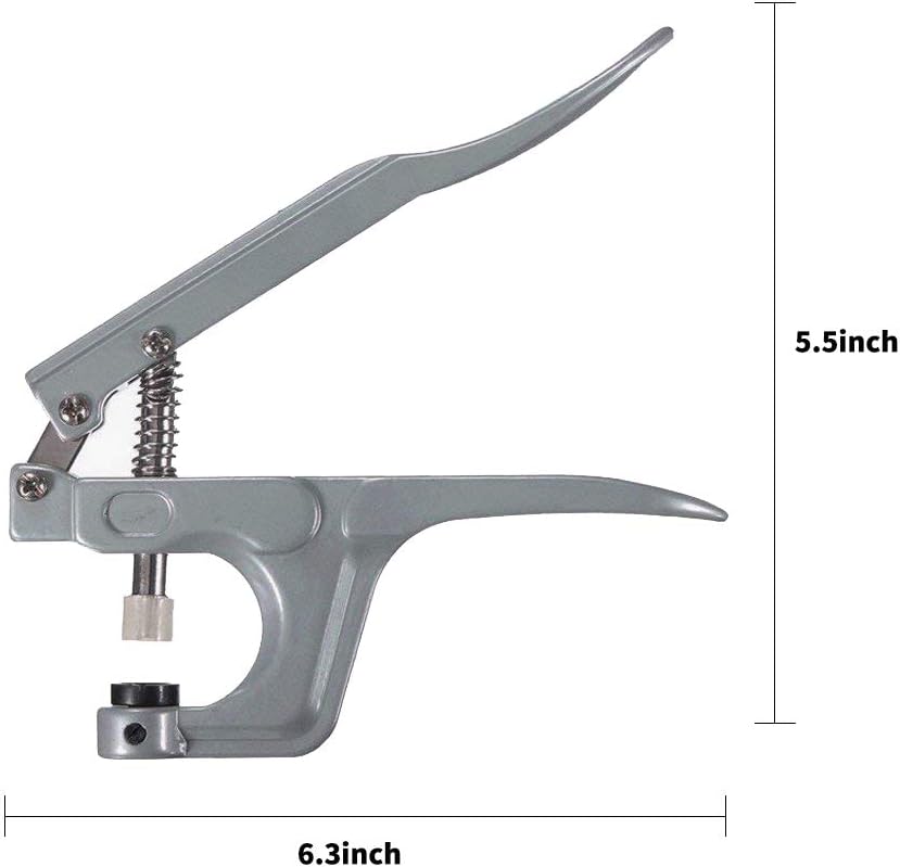 Williant New Snap Plier Press, Button Fastener Snap Studs Pliers Punching Tool for Plastic Resin Pop Fasteners (T3, T5, T8A and T8B)