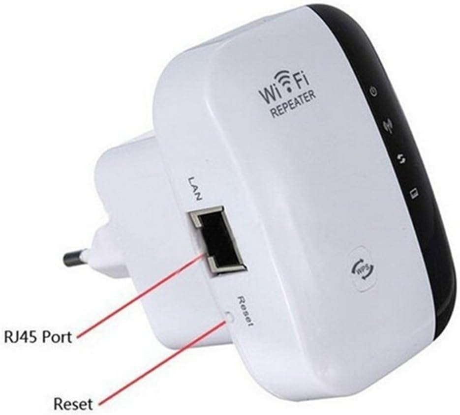 WiFi Repeater, TFBS 300Mbps Wireless WiFi Range Extender AP Signal Repeater Amplifier 802.11 N/B/G Mini Portable Signal Booster 360 Degree WiFi Coverage to Smart Home & Alexa Devices