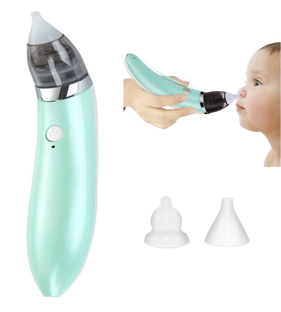 Wenture Electric Baby Nasal Aspirator - Safe Hygienic and Quick Battery Operated Nose Cleaner - Battery Powered, Automatic Booger Sucker for Infants for Newborn Infant Toddlers and Kids (for Babies)