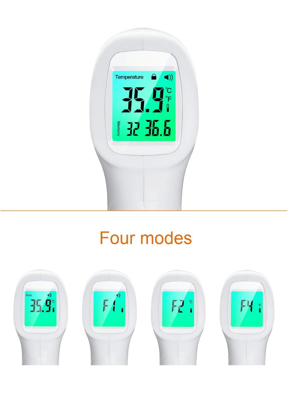 GP-300 Contactless Infrared Accurate Instant Reading Thermometer