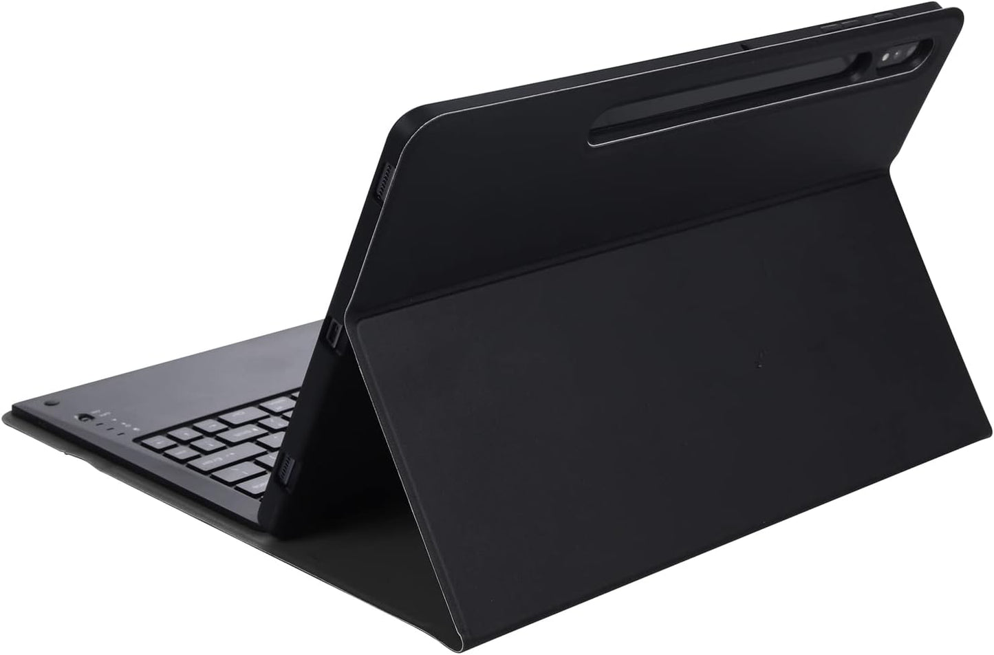 ZOMUN Keyboard Case for Samsung Galaxy Tab S7 FE 12.4'' [SM-T730 / SM-T736B], Wireless Bluetooth Keyboard & Faux Leather Folio Cover with S-Pen Holder