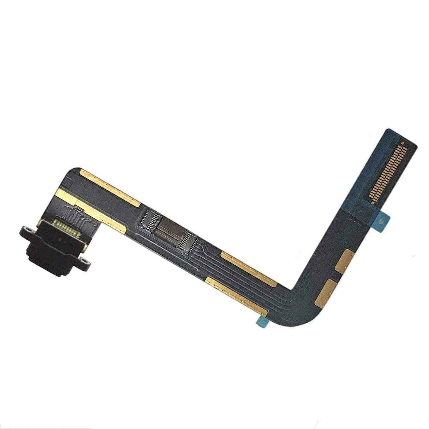 Dock Connector Replacement Compatible with iPad 9 9th Gen 2021 10.2" A2602 A2603 A2604 A2605 (Black) Charging Port Replacement Assembly Flex Cable