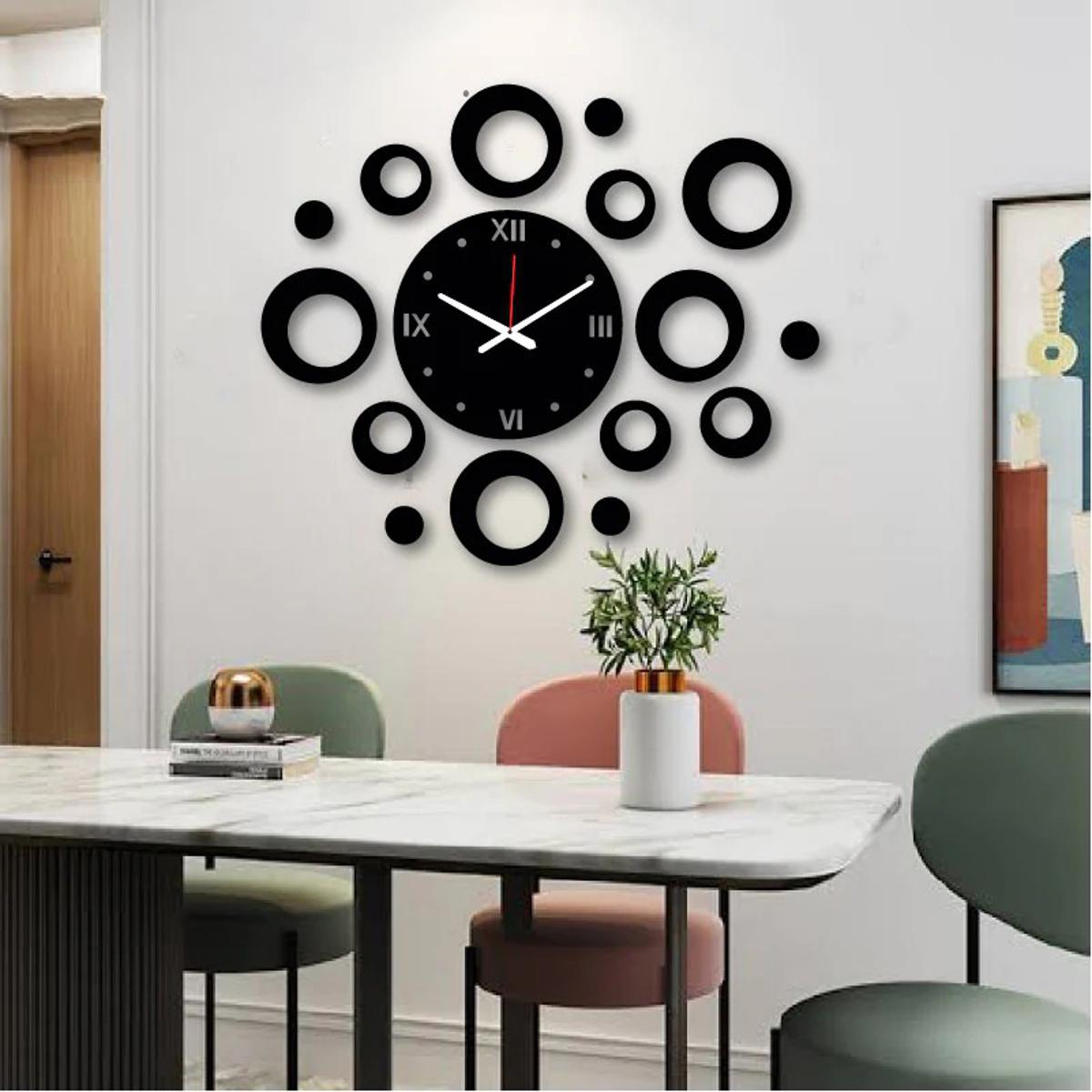 Modern New Wooden Wall Clock Big Size I Wall Clock I Wooden Wall Clock I Wall clocks for bedroom I Wall Clocks for drawing room I Wooden Wall Clocks for bedroom | Home decoration item