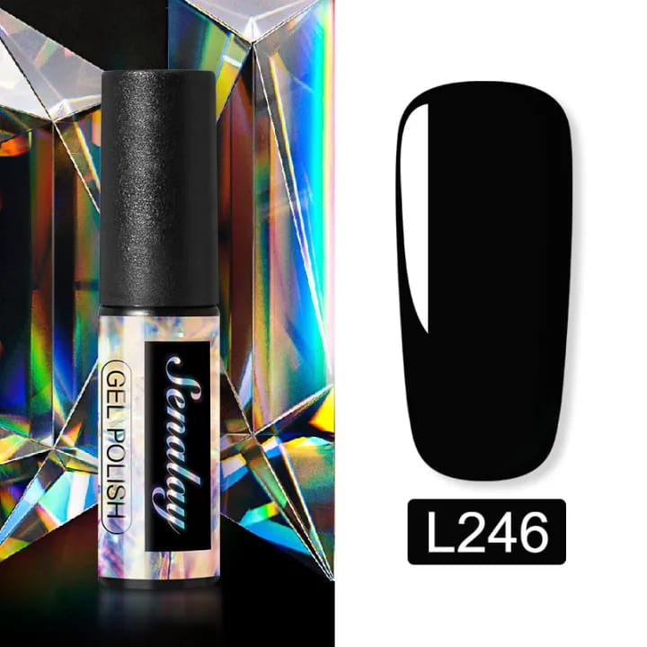 Luxury Nail Polish Senalay Soak-Off Gel Polish 5ml For Nail Art Design Led / Uv Lamp Luxury Nail Polish