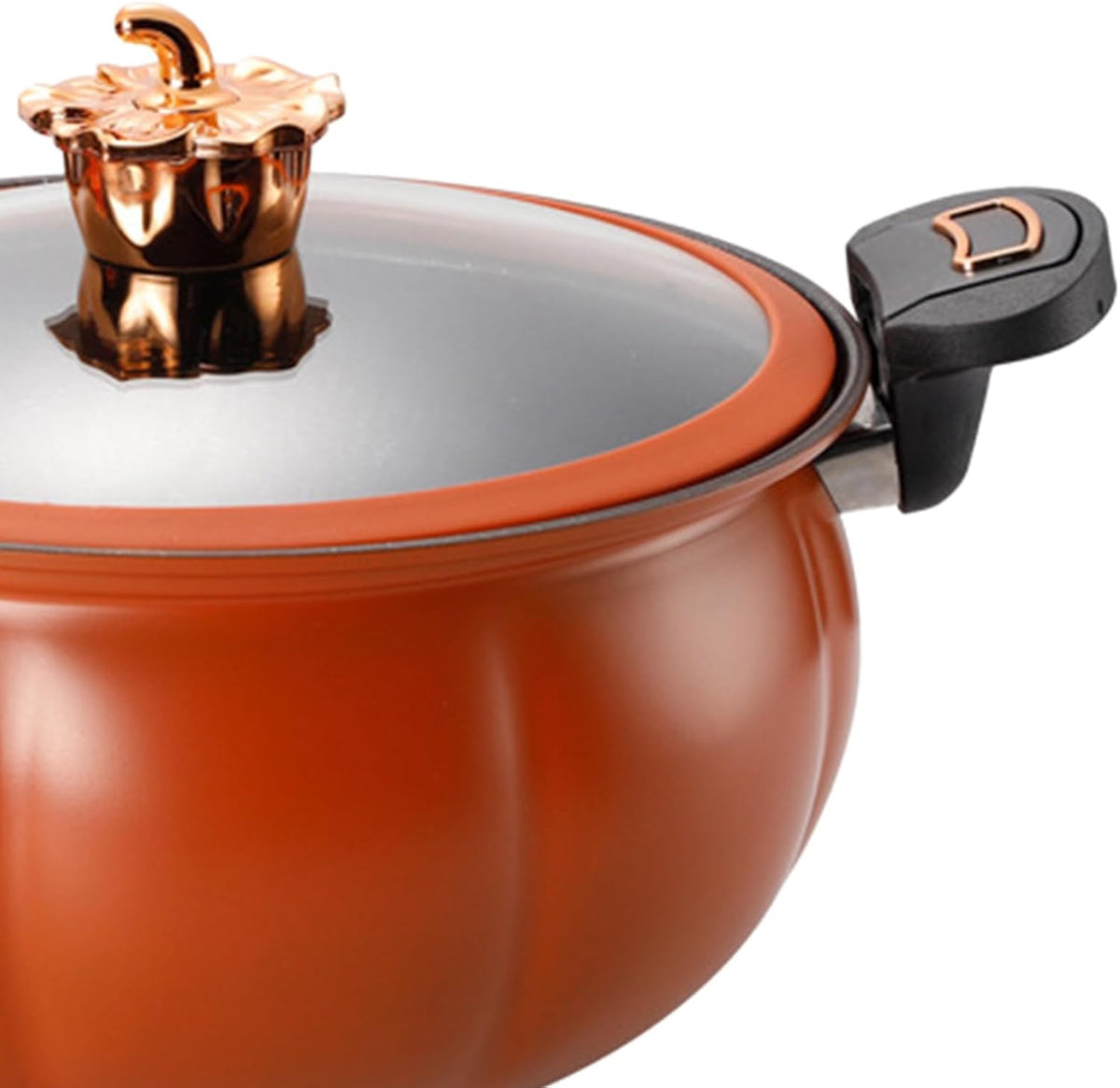 Micro Pressure Cooker, Plumpy Non stick Micro Pressure Pot, 3L Large Capacity Universal Multifunctional Micro Pressure Soup Pot with Glass Lid, Cooking Pot for Gas Stove (28cm)