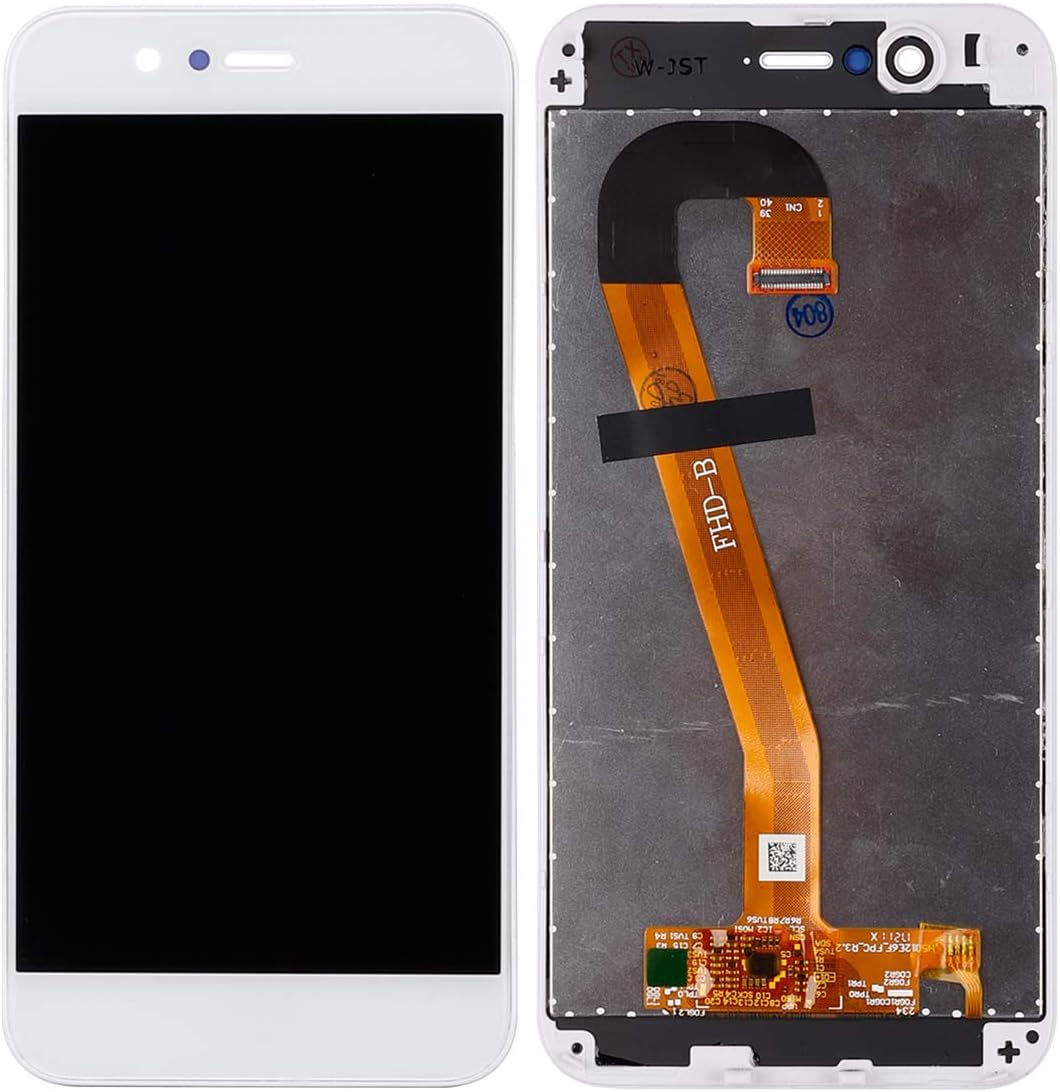 SWARK LCD Display Compatible with Huawei Nova 2 PIC-AL00, PIC-TL00, PIC-LX9 (White with Frame) Assembled Digitizer Glass + Tools