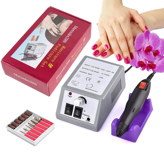 Mercedes 2000 Nail Art Drill Acrylic Manicure and Pedicure Set