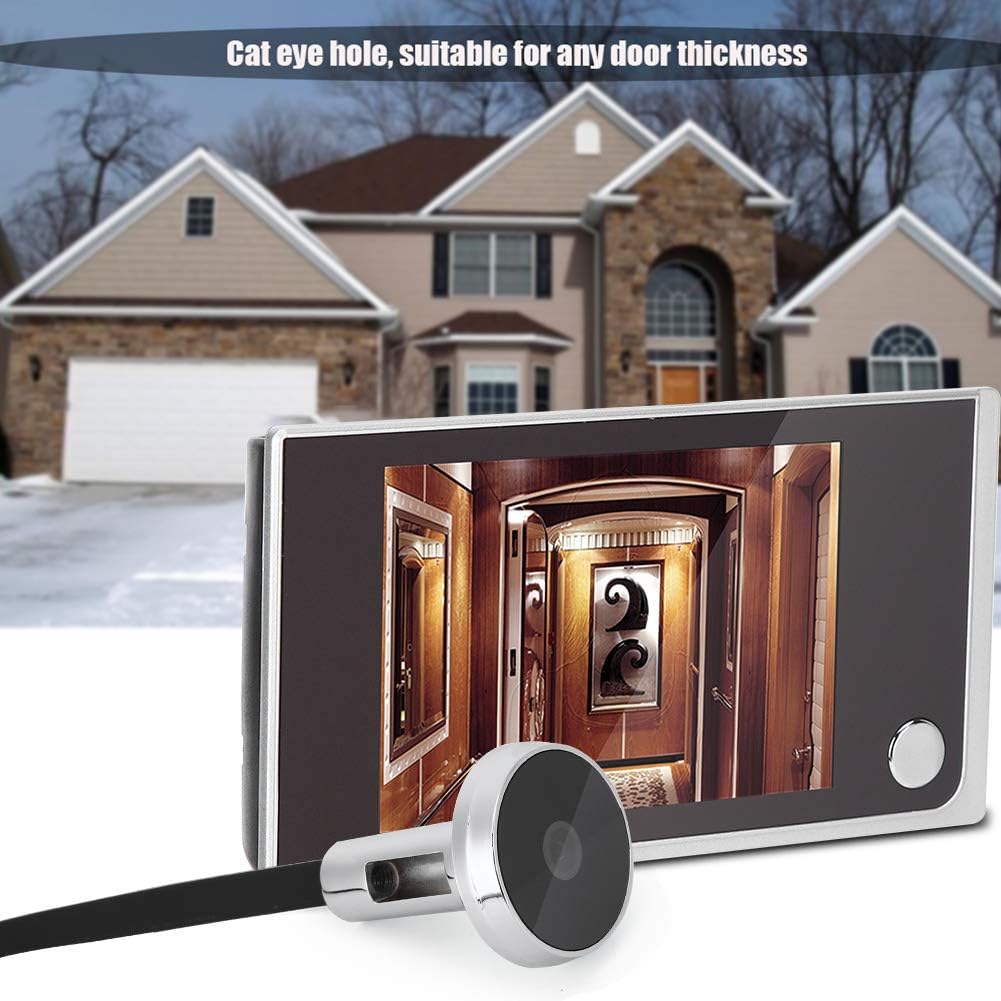 Home Visual Doorbell Digital Door Eye Viewer Camera 3.5 inch LCD HD Screen 120 Degrees Wide Angle View for Home Security System