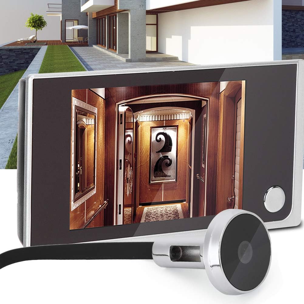 Home Visual Doorbell Digital Door Eye Viewer Camera 3.5 inch LCD HD Screen 120 Degrees Wide Angle View for Home Security System