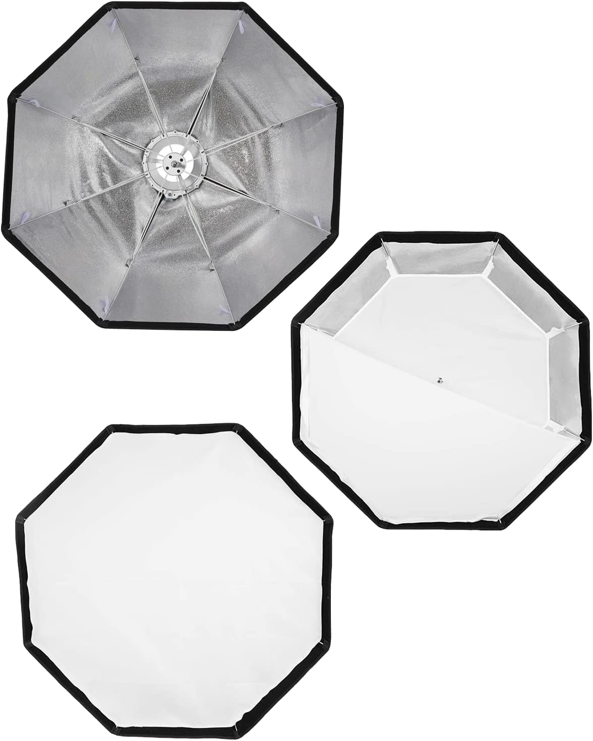 95cm Octagon Softbox Kit, Octa Foldable Umbrella Softbox, Portable Octabox with Bowens Mount Speedring and Carrying Bag for Studio Flash Monolight, Portrait and Product Photography