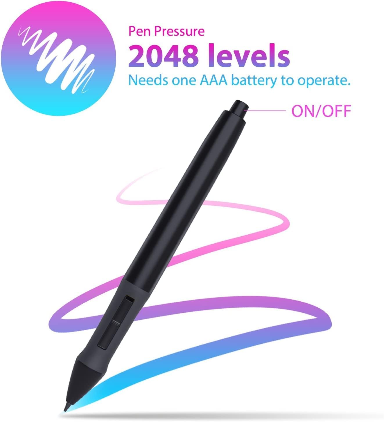 HUION 420 OSU Tablet Graphics Drawing Pen Tablet with Digital Stylus - 4 x 2.23 Inches