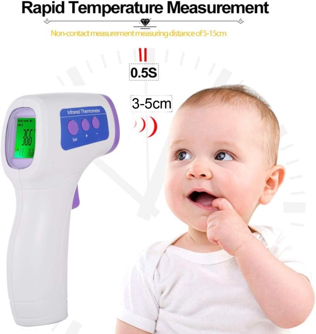 N/A jjyghjn TG8818H Non-contact Forehead Body Infrared Thermometer, Temperature Range: 32.0 degree C - 42.5 degree C