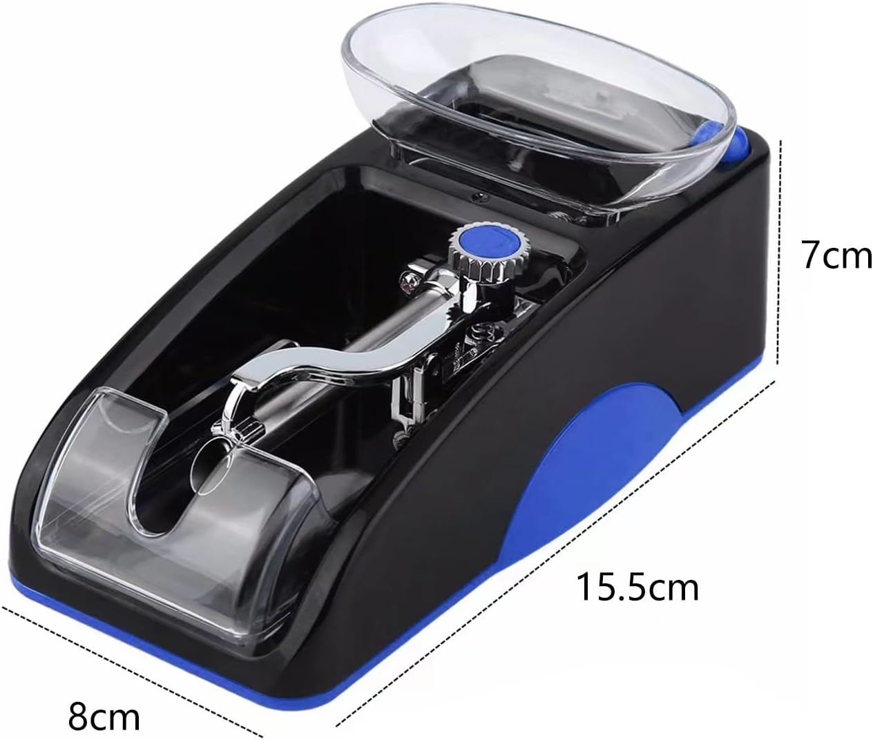 GERUI Electric Cigarette Rolling Automatic Roller Maker Mini Machine (Blue)