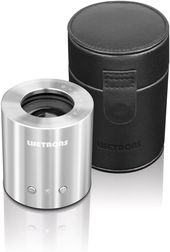 Lifetrons DrumBass IIIe Mini Bluetooth Speaker (FG-8011N-SIL) with Wireless Metallic Body Designed for iPod®, iPhone®, iPad®, MP3 Players, Tablets, Samsung Galaxy S6®, Samsung Galaxy Edge®, and Laptops