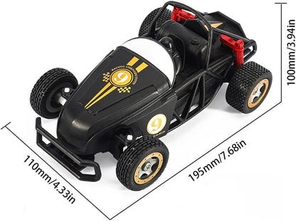 XMFQUAN 1/20 Mini Electric Remote Control F1 Racing Car, 2.4G High Speed Drift Charging RC Rally Truck, Drop-Resistant Non-Slip Off-Road RC Vehicle Model, Parent-Child Interactive Toy Car