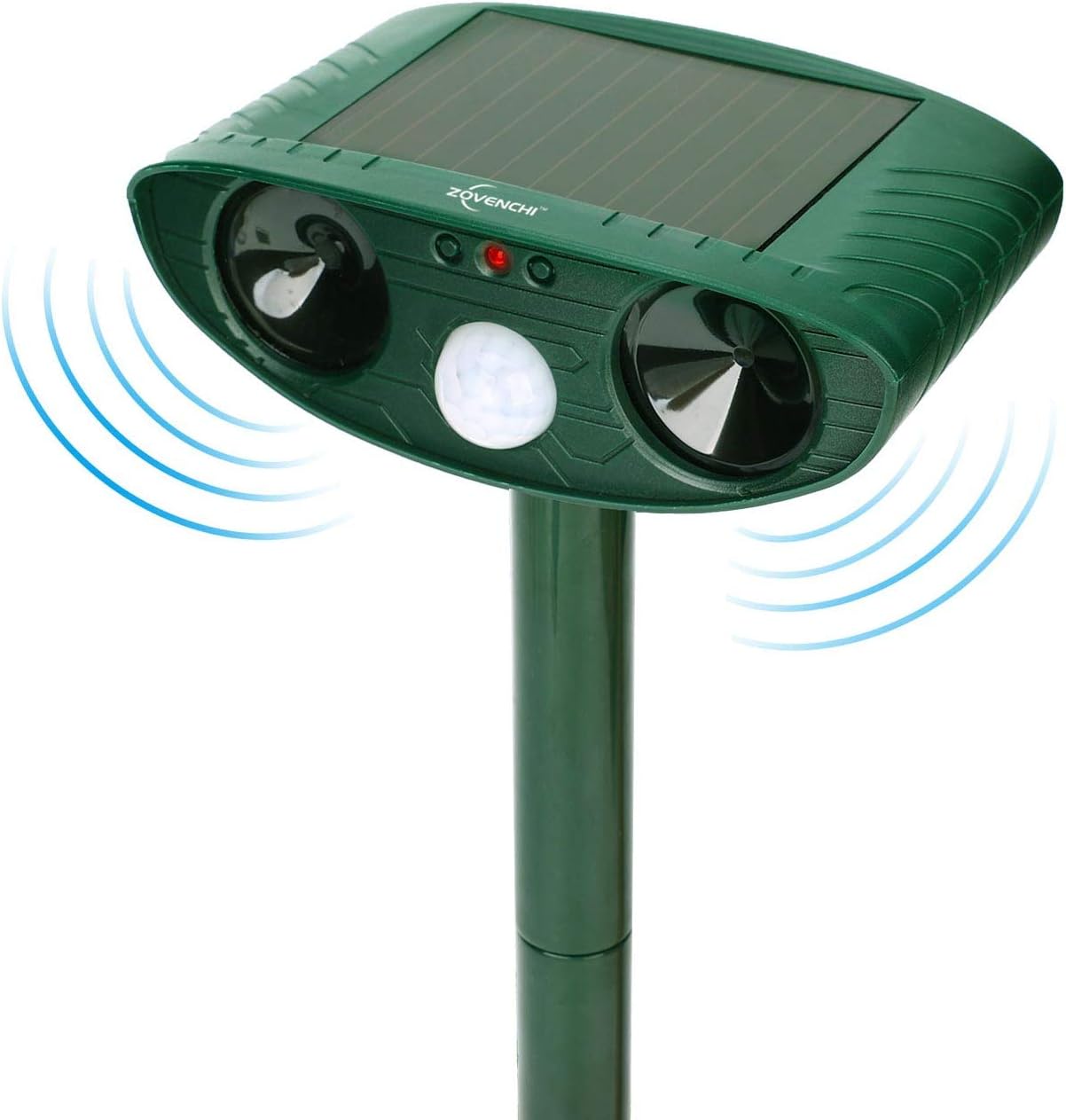 Cat Repellent Outdoor, Solar Powered Ultrasonic Animal Repellent, Pest Repeller Waterproof Deterrent Scarer - Motion Sensor, Repel Raccoons,Skunks,Foxes,Dogs,Cats,Deer,Squirrels etc