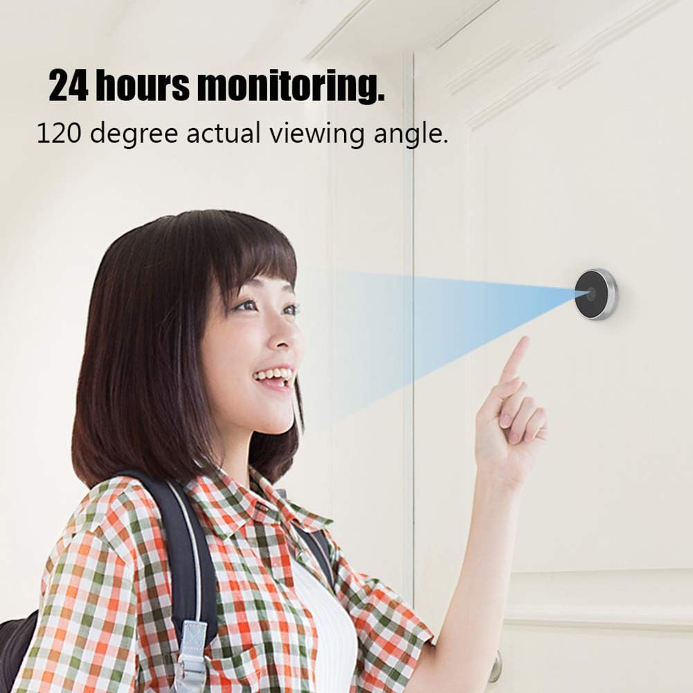 Home Visual Doorbell Digital Door Eye Viewer Camera 3.5 inch LCD HD Screen 120 Degrees Wide Angle View for Home Security System