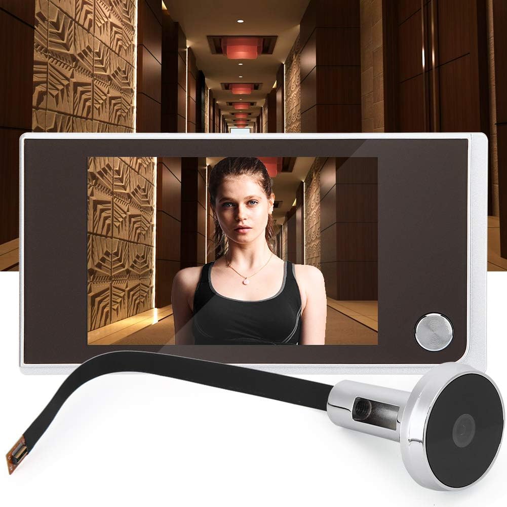 Home Visual Doorbell Digital Door Eye Viewer Camera 3.5 inch LCD HD Screen 120 Degrees Wide Angle View for Home Security System