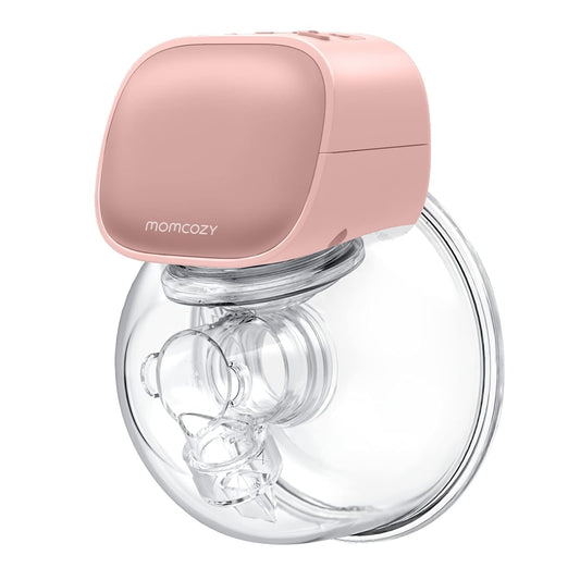 Momcozy S9 Wearable Breast Pump, Hands-Free Breast Pump, Portable Electric Breast Pump with 2 Mode & 5 Levels, Painless Breastfeeding Breastpump Can Be Worn in-Bra, 24mm