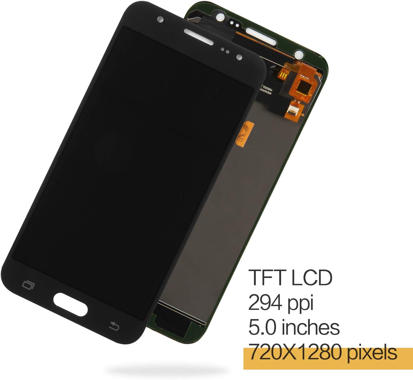 TFT for Samsung Galaxy J5 2015 Screen Replacement for Samsung J5 2015 LCD Digitizer Repair Kits for Samsung J500 Touch Screen Display Assembly Replacement(Black)