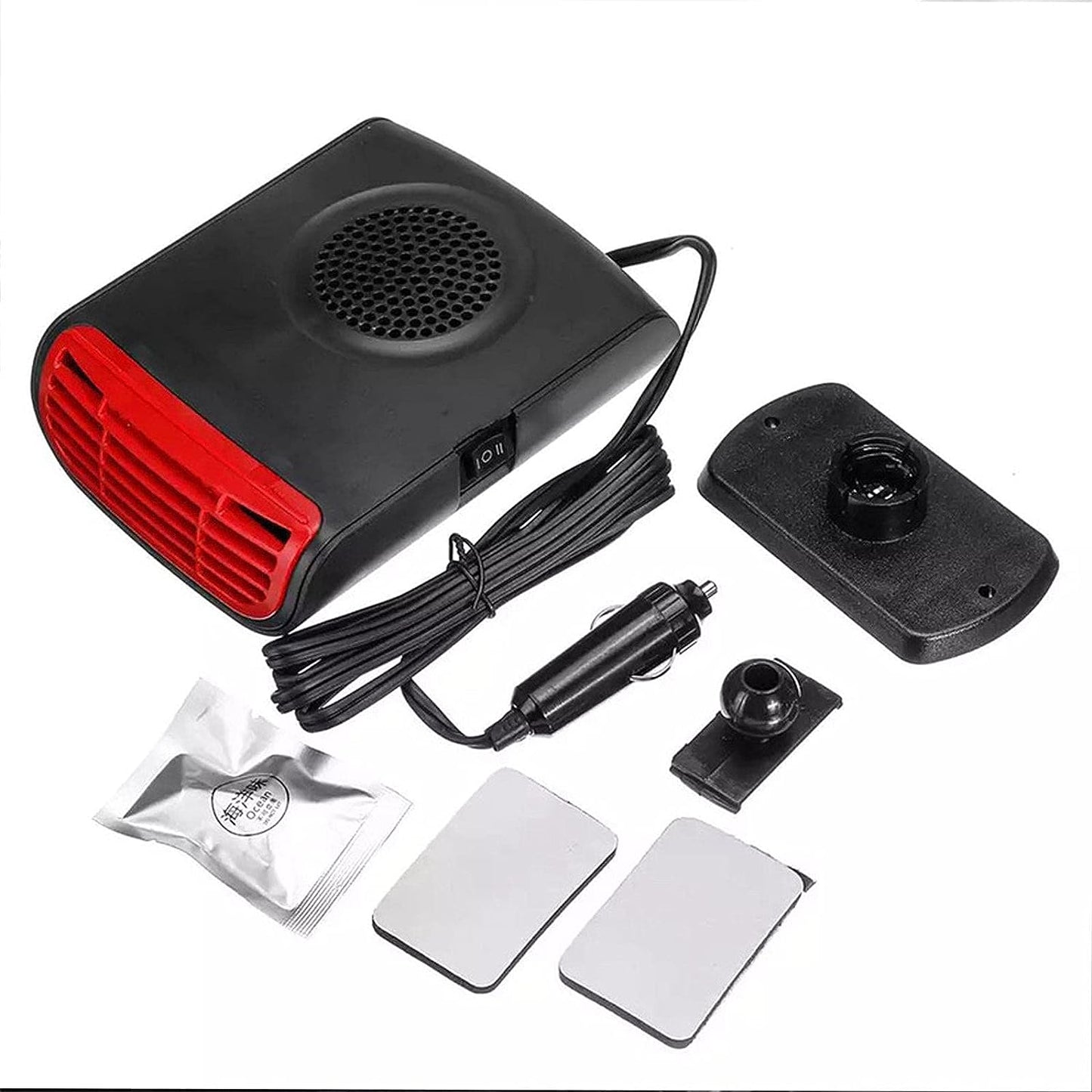 Car Heater Defroster, Cigarette Lighter Plug 1Windshield Defogger Froster, 150W 12V Automatic Heater/Cooling Fan Car Windscreen Demister Heater with Winter Purification