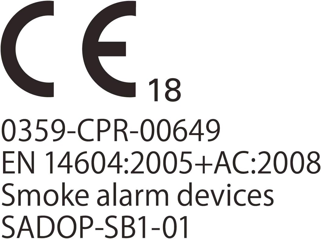 FireAngel Toast Proof SB1-R Optical Smoke Alarm with 1-year battery