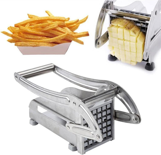 Fries Machine Fries Cutter Manual Potato Cutter Shredder French Fries Slicer Potato Chips Maker Meat Chopper Cutting Machine Kitchen Tools French Fries Slicer