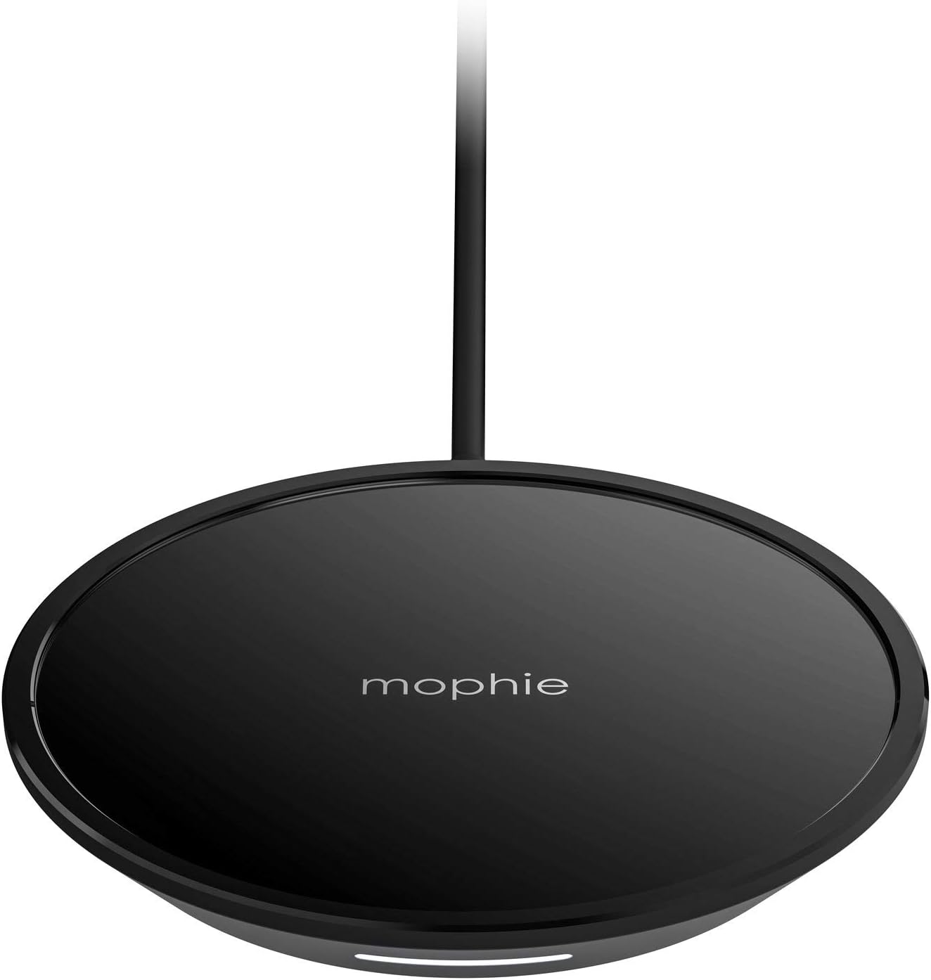 Mophie Wireless Charge Pad - Apple Optimized - 7.5W Qi Wireless Technology for Apple Airpods, iPhone 11, 11 Pro, 11 Pro Max, XR, XS Max, X/XS, 8 and 8 Plus - Polished Black