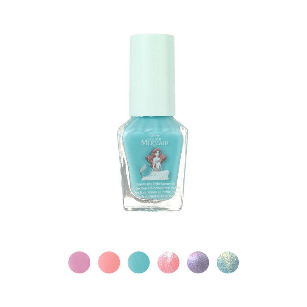 Mermaid Water-Based Nail Polish – Non-Toxic, Peel-Off Formula, Quick-Dry, Odor-Free, Safe for Kids & Adults, Long-Lasting Shine, Easy Removal Without Acetone