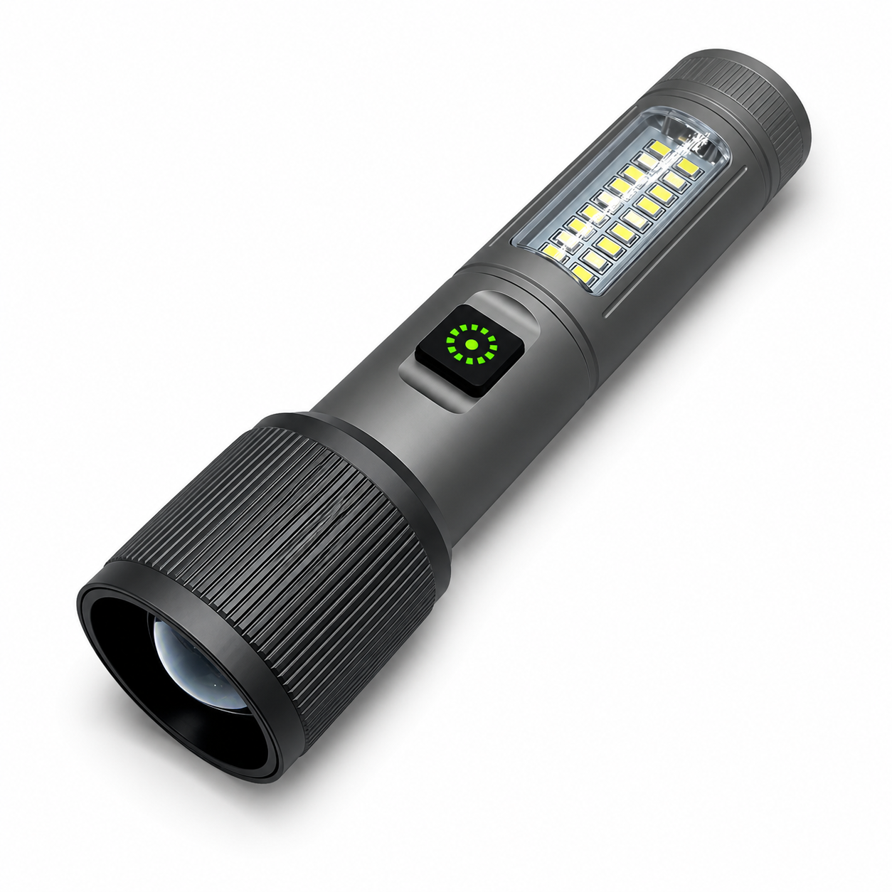 Rechargeable Flashlight High Lumens with USB Cable,Small Pocket Bright Led Tactical Flashlights Powerful with 7 Modes & Waterproof,Emergency Handheld Flash Light for Home and Camping