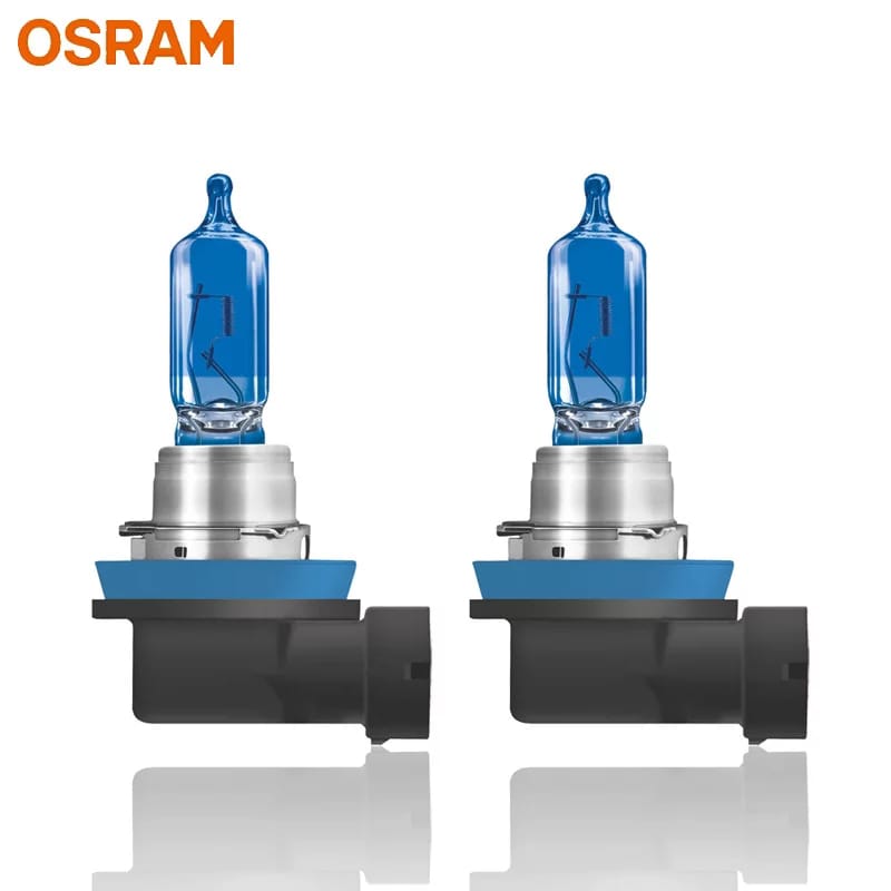 OSRAM H9 62213CBA Halogen Cool Blue Advance 12V 65W Car Original Headlight 5000K White Light +50% Brighter Genuine Lamps, Pair