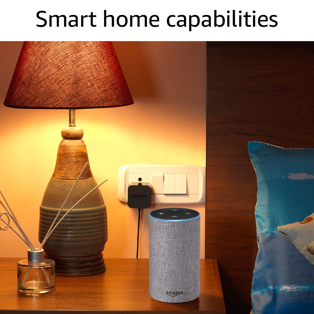 Like A New Amazon Alexa Echo - Smart speaker with Alexa and Dolby processing 7 Microphone Array,5.9" Tall, Wi-Fi & Bluetooth Connectivity(2nd Generation)