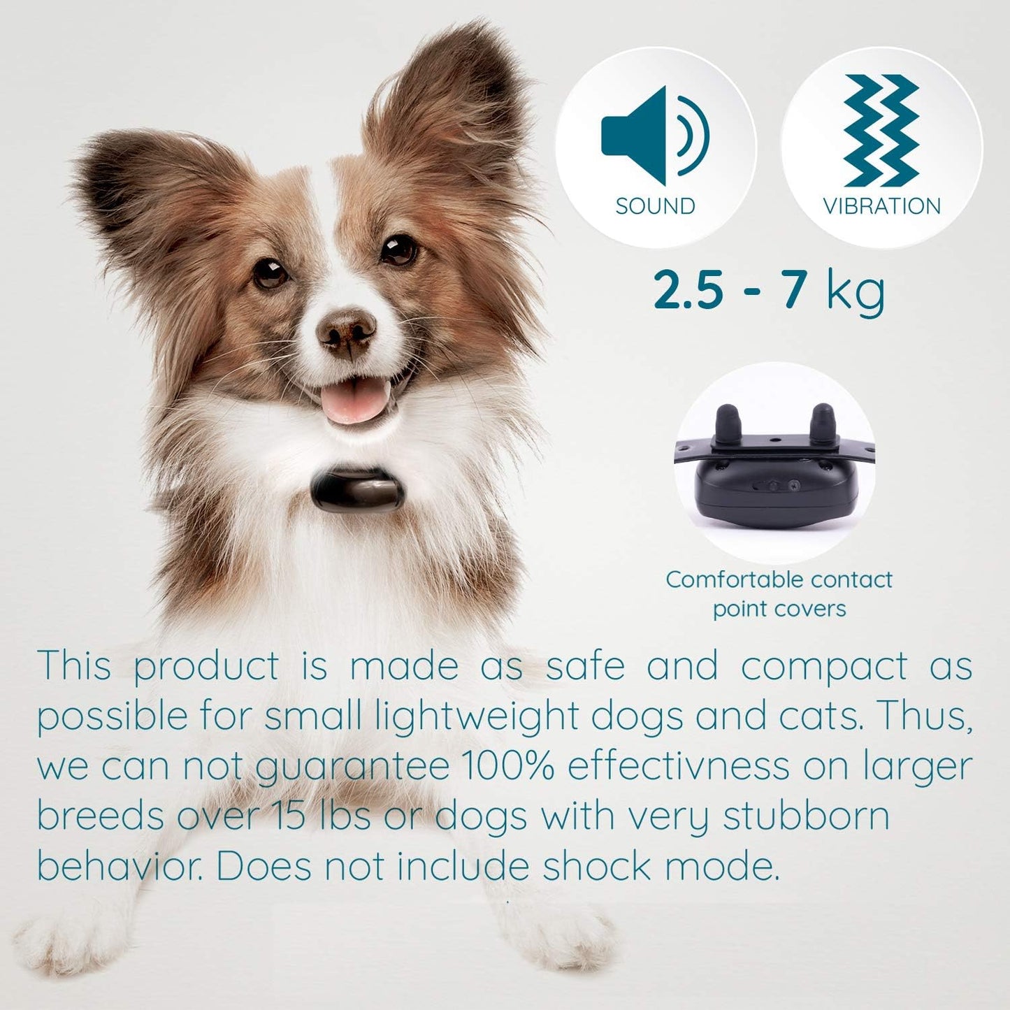 GoodBoy Mini Remote Collar for Dogs with Beep and Vibration Modes for Pet Behaviour Training - Waterproof & 300 Meter Range - Suitable for Extra Small to Medium Dogs