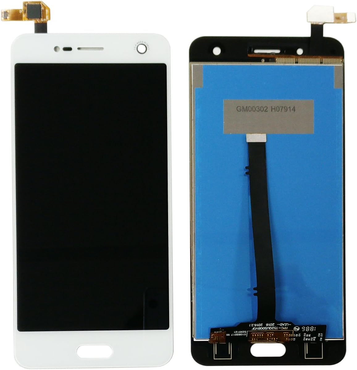 swark Écran LCD compatible avec ZTE Blade V8 Smartphone (blanc sans cadre) Écran tactile LCD + outils