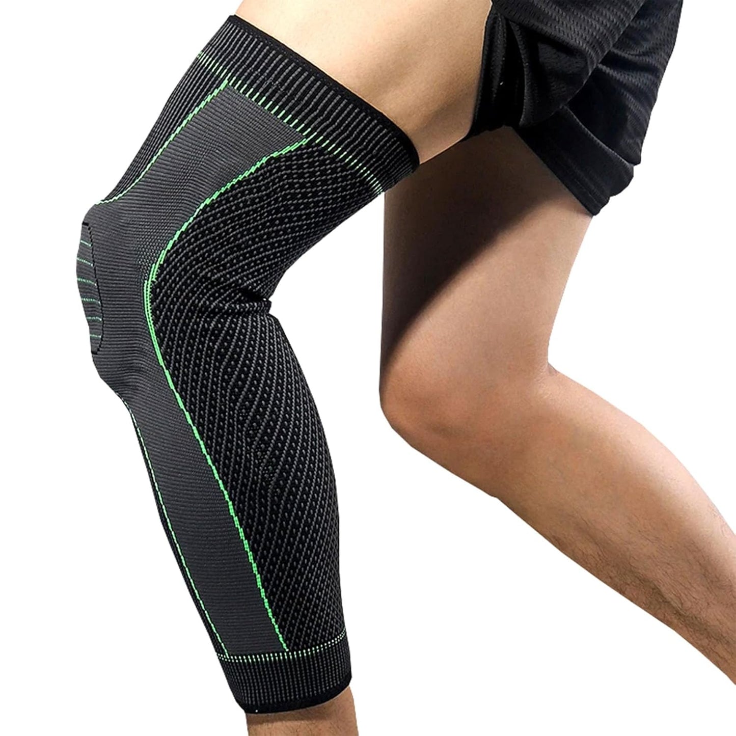 Knee Support Brace – Adjustable Knee Pain Relief Belt, Pressurized Fitness Running & Cycling Band, Elastic Nylon Knee Pad Sleeve for Joint Pain Relief, Sports & Injury Recovery