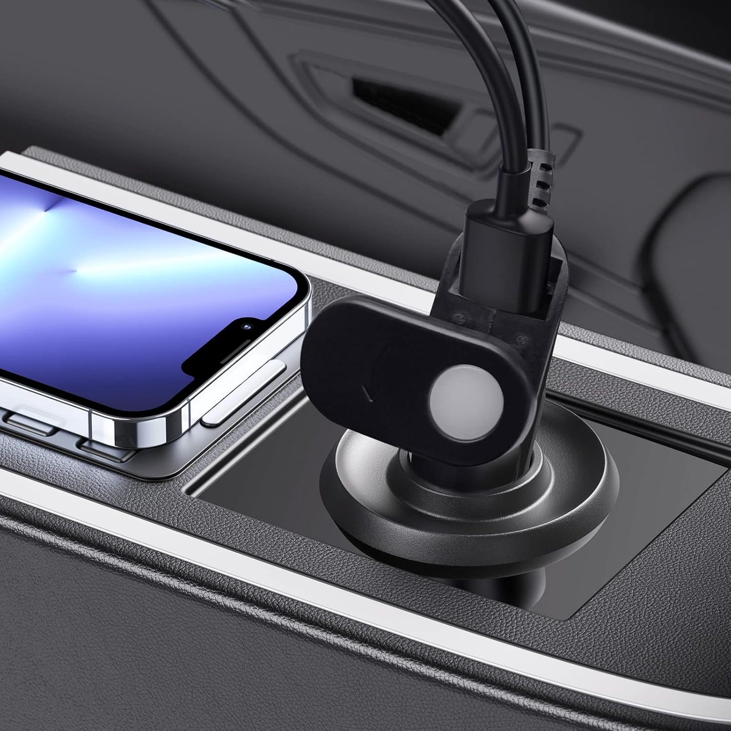 Car Camera Charger Mini USB, With Hidden USB Port Car Charger with 11.5ft,Compatible with All Mini Usb Port Dash Cam, GPS Navigator,Android Devices.