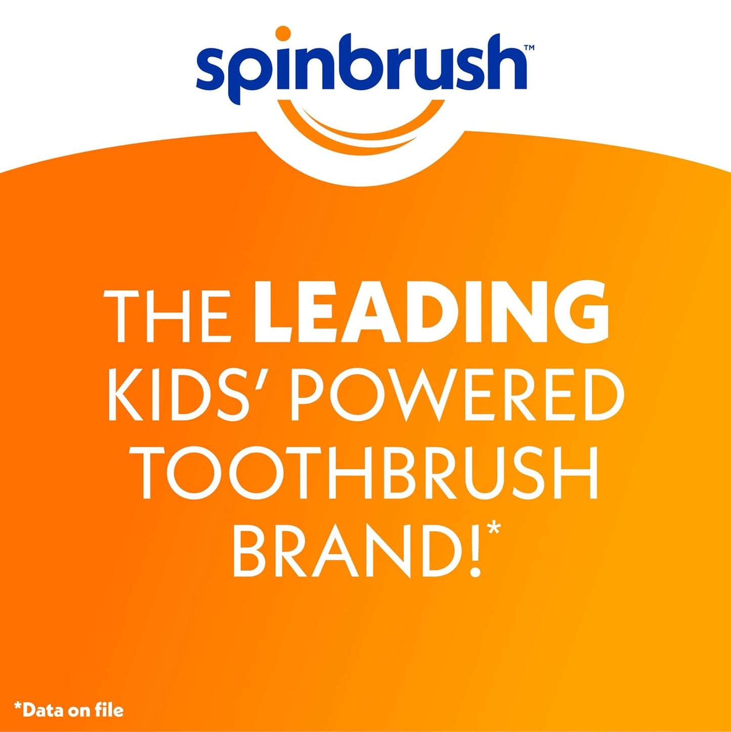 Spinbrush™ Kids Electric Toothbrush, Jurassic™ Battery Powered Electric Toothbrush for Children Ages 3+ with 1 AA Battery, Soft Head Bristles, Leakproof SoftSwitch, Ready-to-Use
